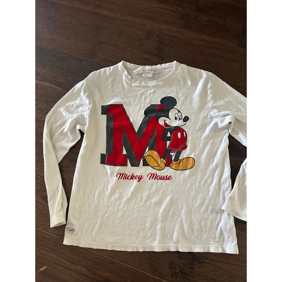 Zara Disney Mickey Mouse Long Sleeve Shirt Tee Graphic Top Girl's - Picture 1 of 7